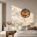 Rustic Solid Wood Wall Clock