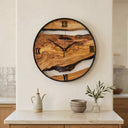Rustic Solid Wood Wall Clock