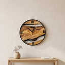 Rustic Solid Wood Wall Clock