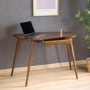 Kidney Shaped Desk with Drawer, Handcrafted Birch Plywood Home Office Desk 6