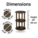 3-Tier Round Side Table
