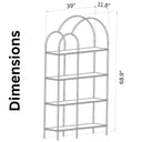 Twin Modern Glass Bookshelf