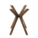 solid wood round dining table base,4 leg table base for round tabletop  1