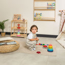 Montessori toy storage shelf, kids freestanding bookshelf 2