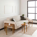 Solid Wood Round Nesting Coffee Table