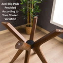 solid wood round dining table base,4 leg table base for round tabletop 7