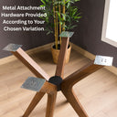 solid wood round dining table base,4 leg table base for round tabletop 8