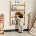 wall mounted Montessori bookshelf, kids floating bookshelf 8