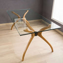 Solid Wood Rectangle Dining Curvella Table Base 4-Legs